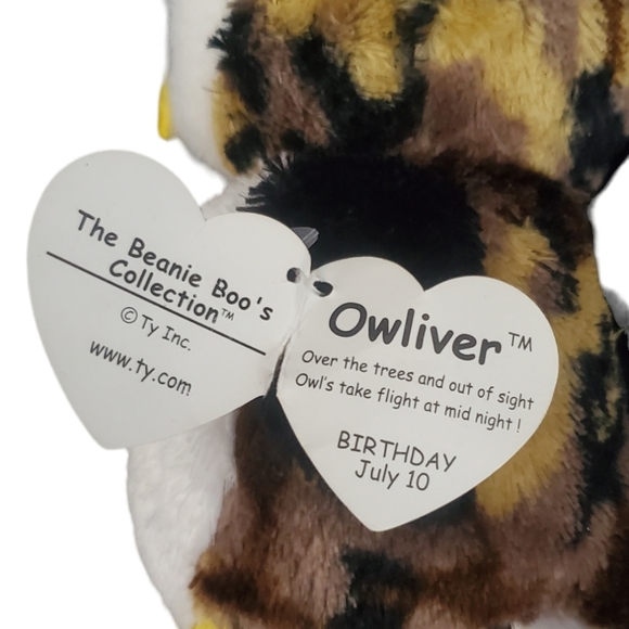 Ty beanie boo 6"‎ Owliver - Picture 4 of 4